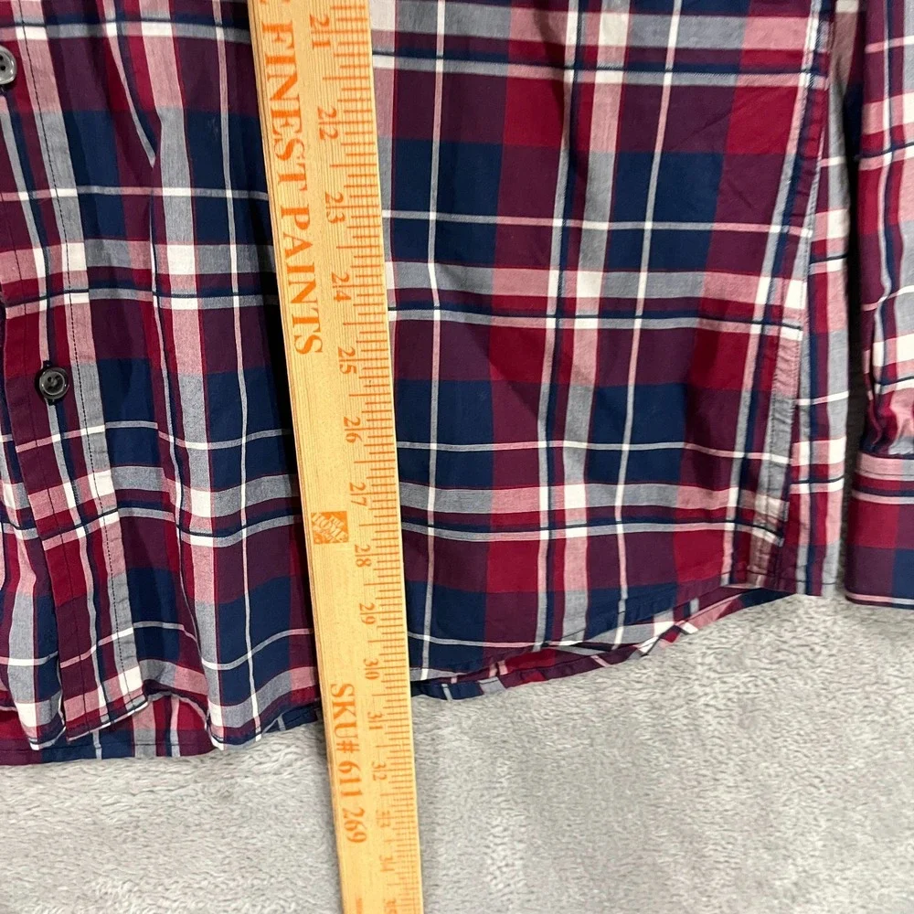 Banana Republic Shirt Men XL Button Up Soft Wash Slim Fit Academia School Preppy